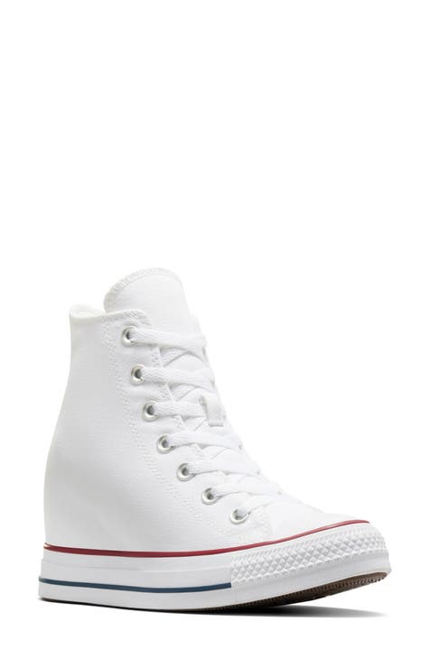 High top white trainers womens best sale