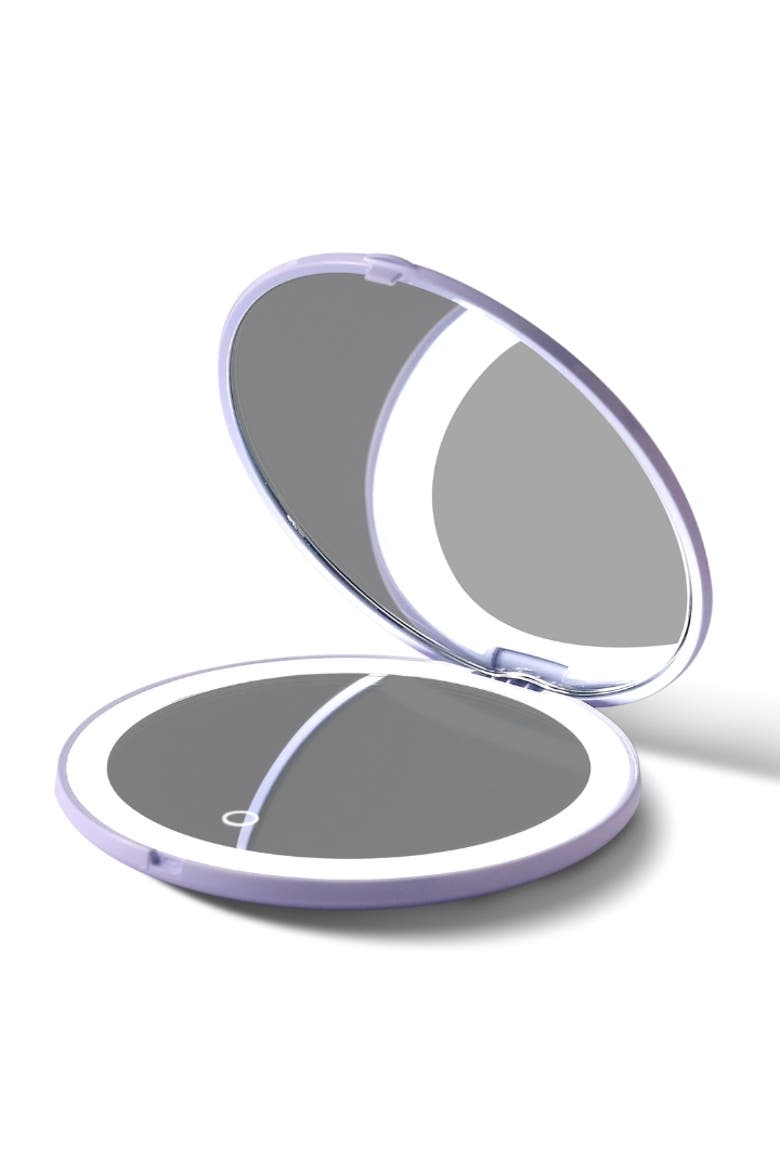 Mini Taylor LED Compact Mirror, Alternate, color, Lilac bliss