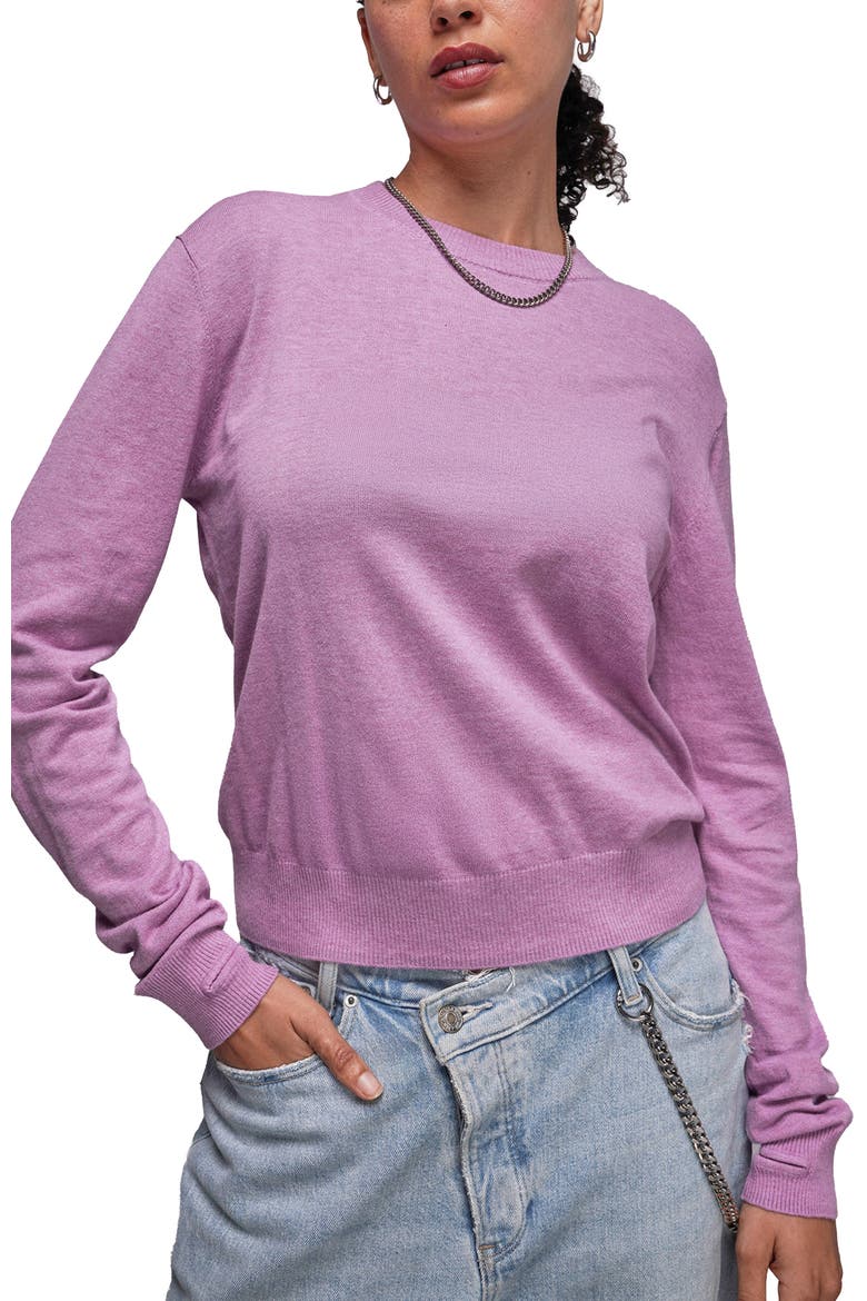 The Everyday Crew Neck Sweater, Main, color, MAUVE