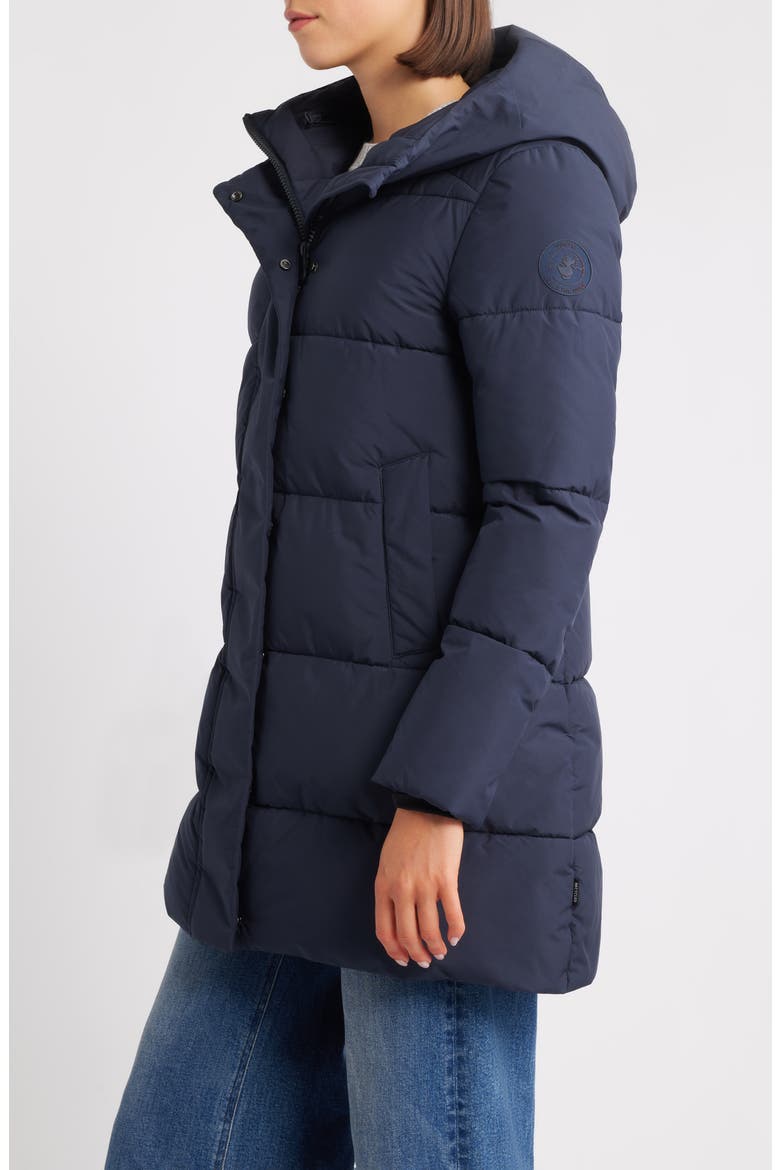 Bethany Waterproof Hooded Quilted Parka, Alternate, color, BLUE BLACK