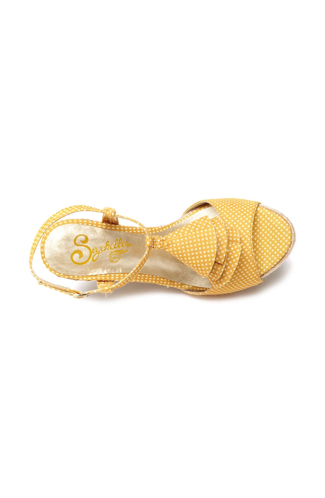 'How Do You Do' Sandal, Alternate, color, MUSTARD POLKA DOTS