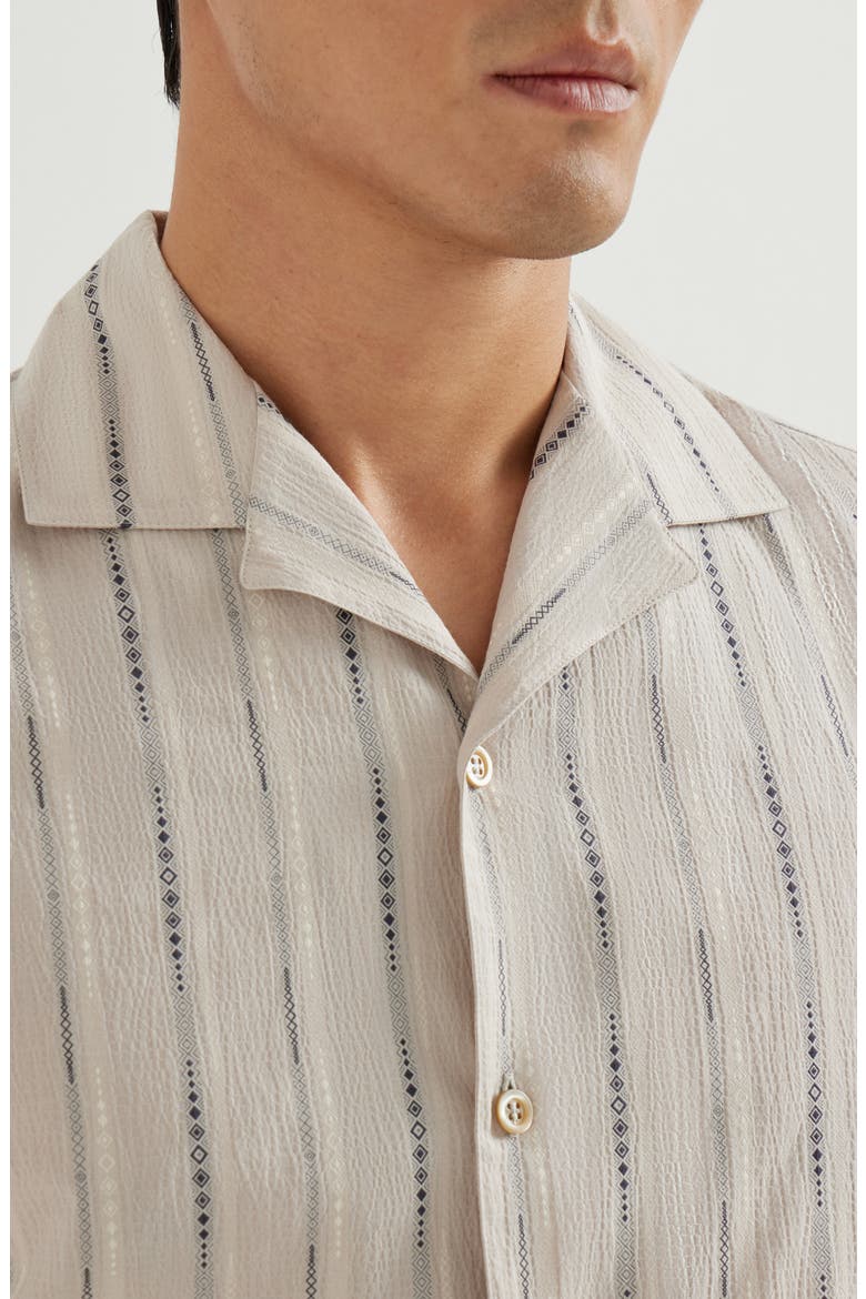 Seersucker shirt, Alternate, color, Panama