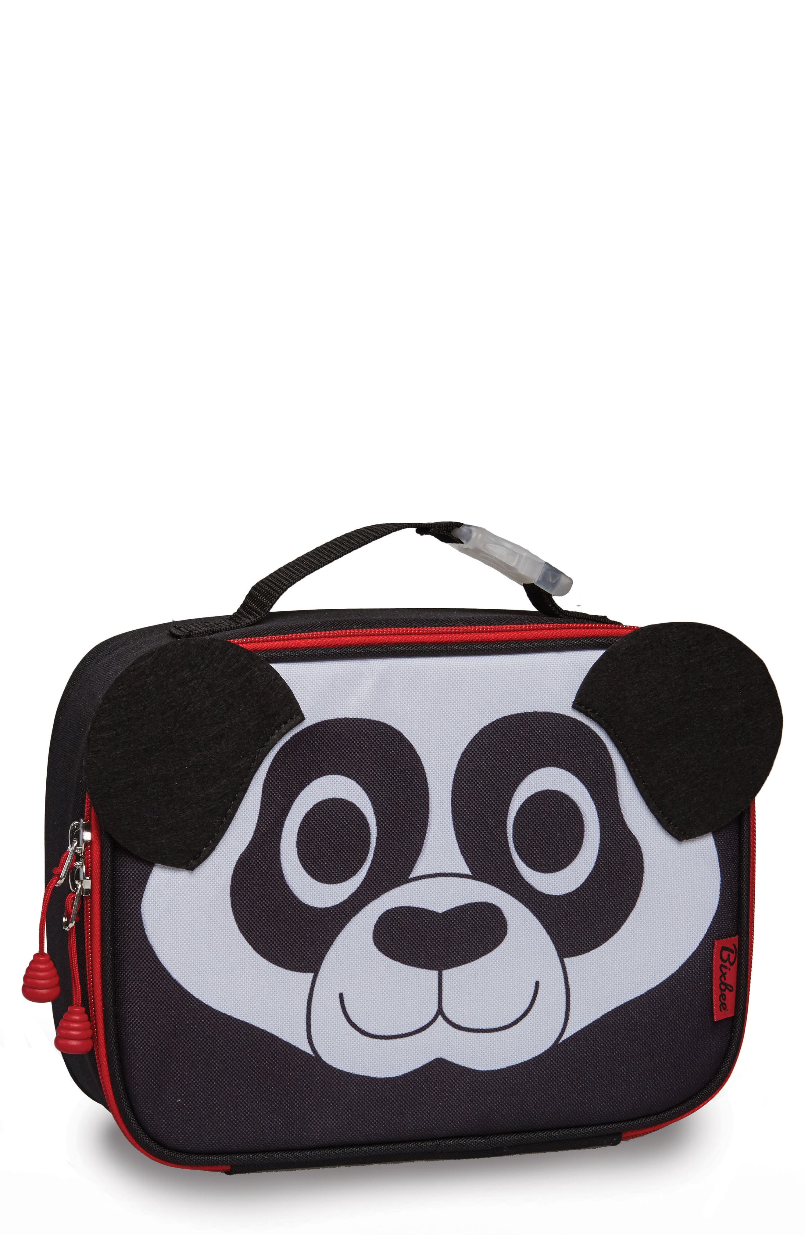 Bixbee Panda Water Resistant Lunchbox, Main, color, 