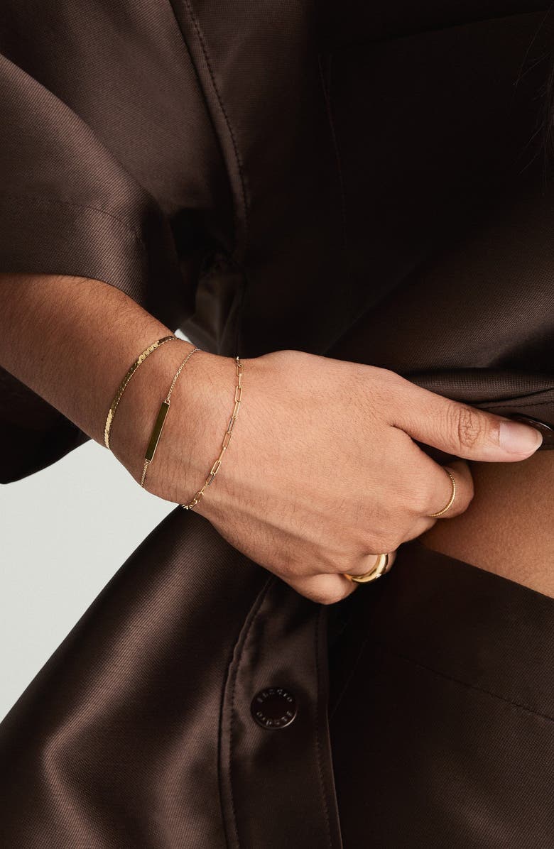 MEJURI Serpentine Chain Bracelet, Alternate, color, 14K Yellow Gold