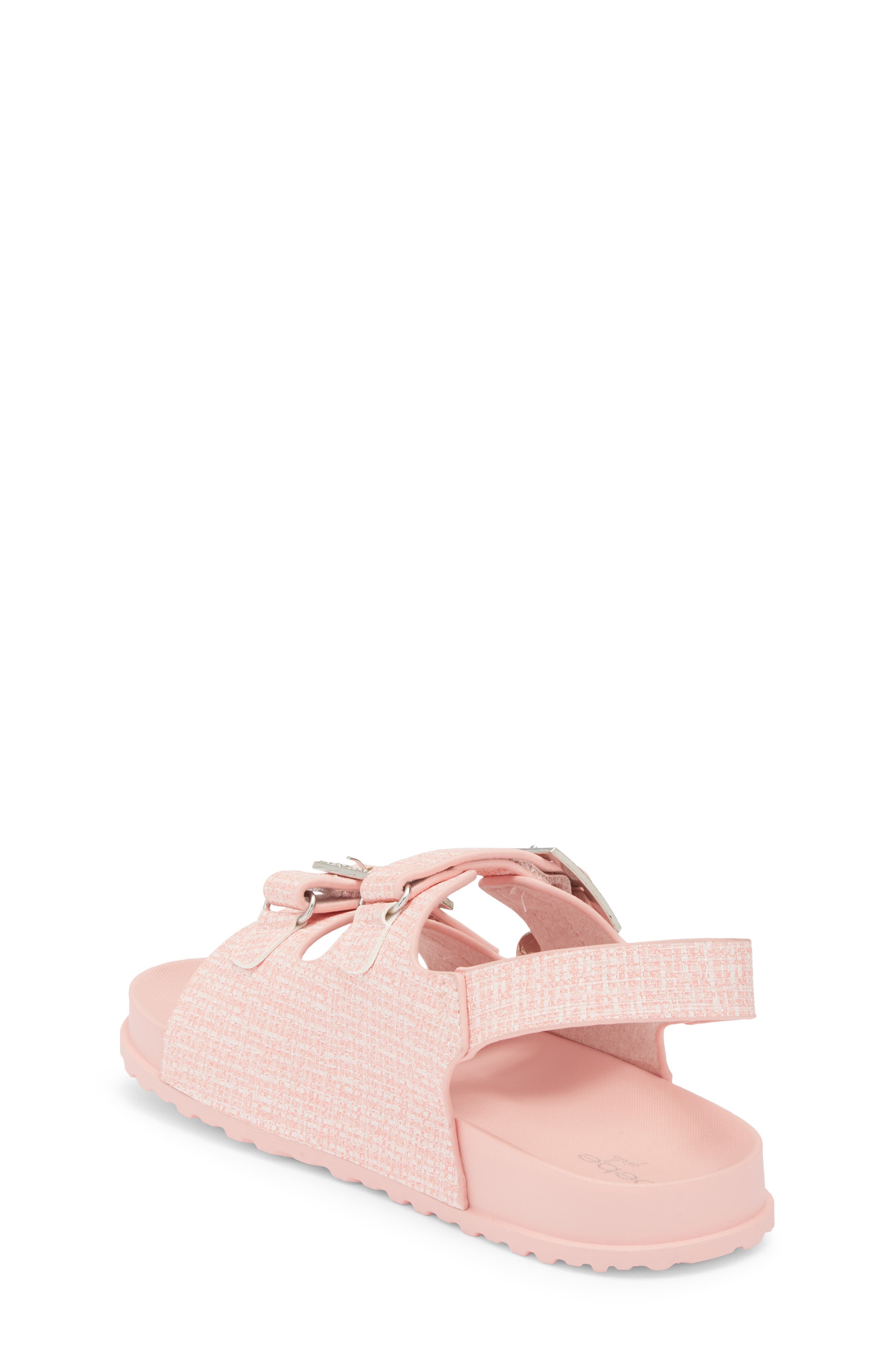 bebe Kids' Charm Slide Sandal, Alternate, color, Pink