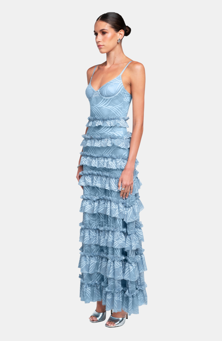 OW Collection MARINA Maxi Dress, Alternate, color, Blue