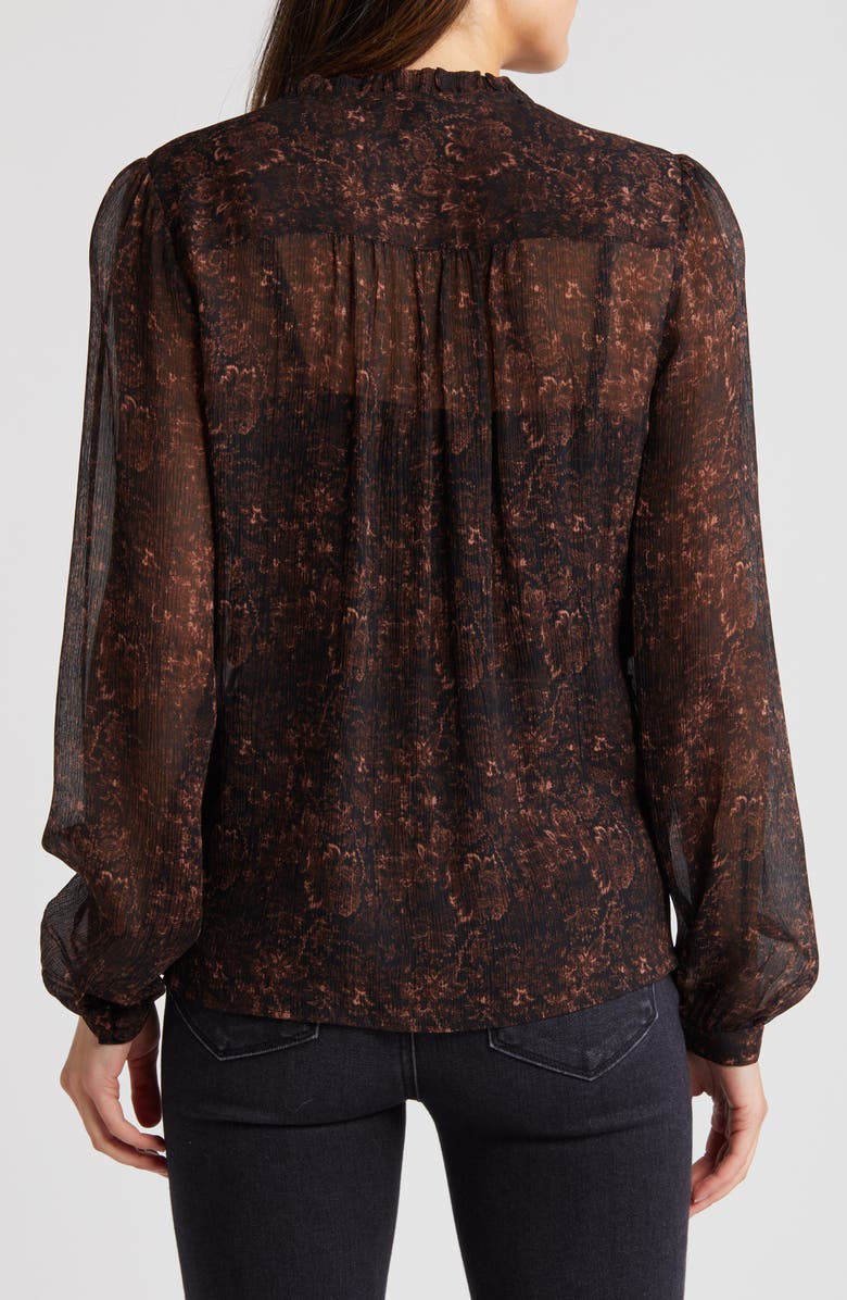 PAIGE Monika Crinkle Silk Top, Alternate, color, 