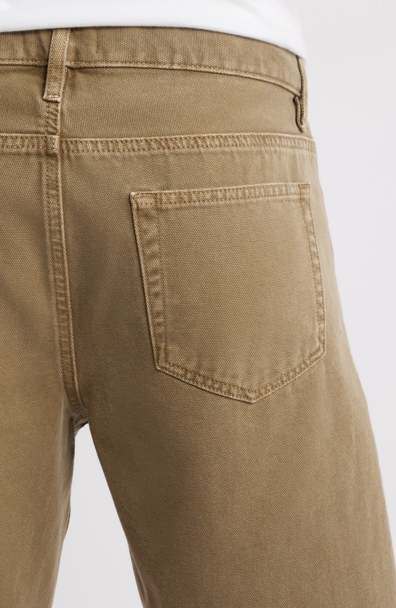FRAME Raw Hem Relaxed Denim Shorts, Alternate, color, Light Brown