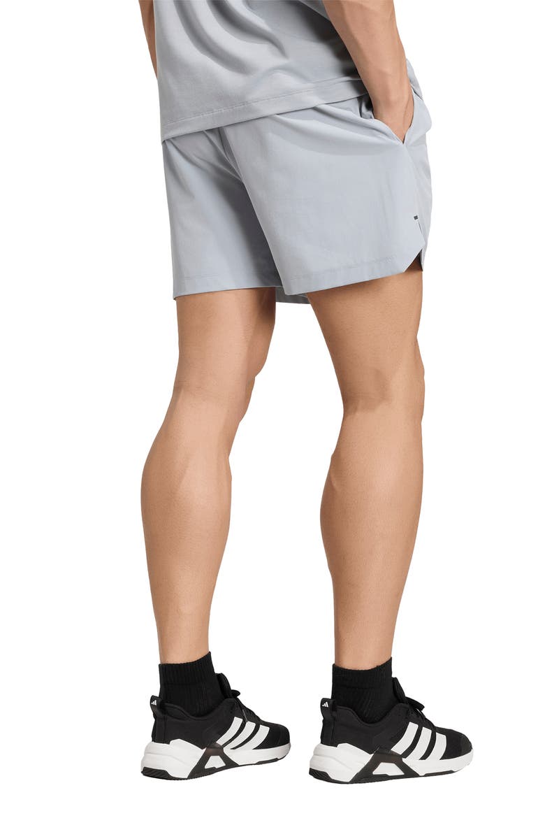 D4T Essentials Shorts, Alternate, color, HALO SILVER