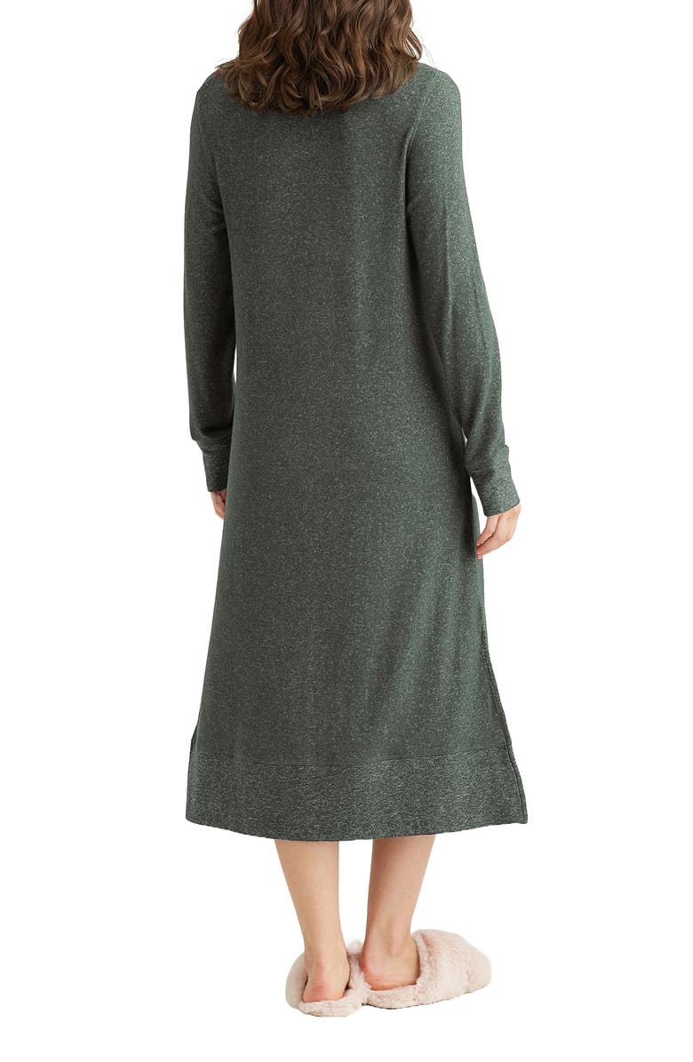Papinelle Feather Soft Long Sleeve Night Gown, Alternate, color, 