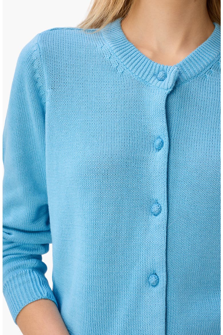 Rufina Crop Cardigan, Alternate, color, BLUE GROTTO