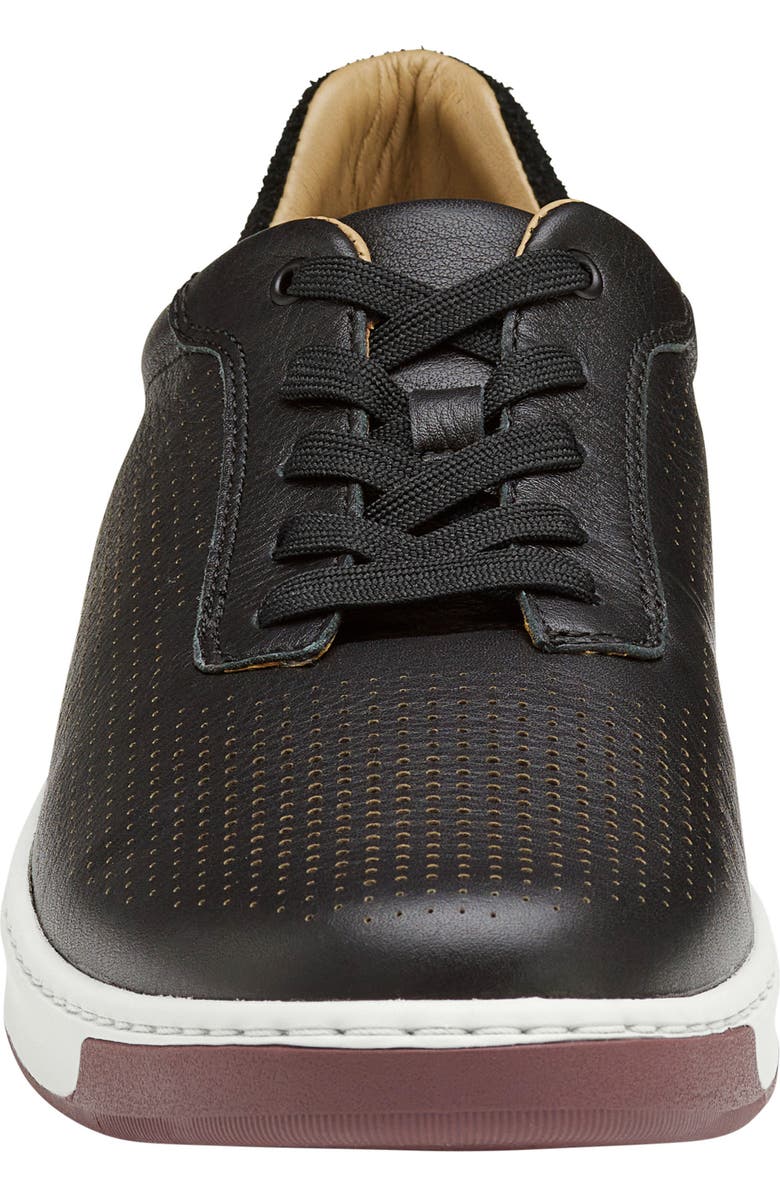 Johnston & Murphy Daxton U-Throat Leather Sneaker, Alternate, color,