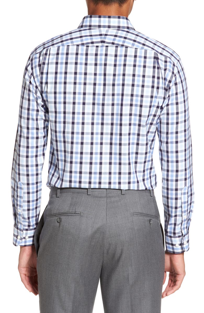 NORDSTROM MEN'S SHOP Smartcare<sup>™</sup> Trim Fit Check Dress Shirt, Alternate, color,