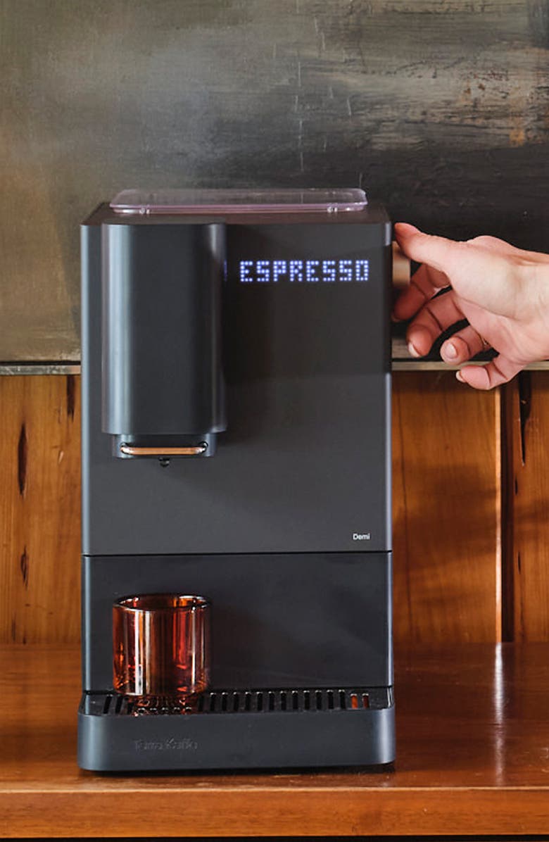 TERRA KAFFE Demi Automatic Espresso Machine, Alternate, color, Slate