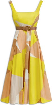 【Donna Karan New York】 Sleeveless Midi Dress Donna Karan New York Print Sleeveless Midi Dress | Nordstrom