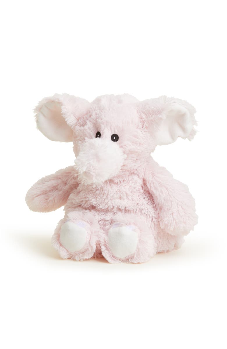 Warmies Elephant Plush Toy, Main, color, Light Pastel Pink