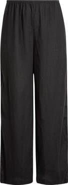 Caslon® Pull-On Wide Leg Linen Pants