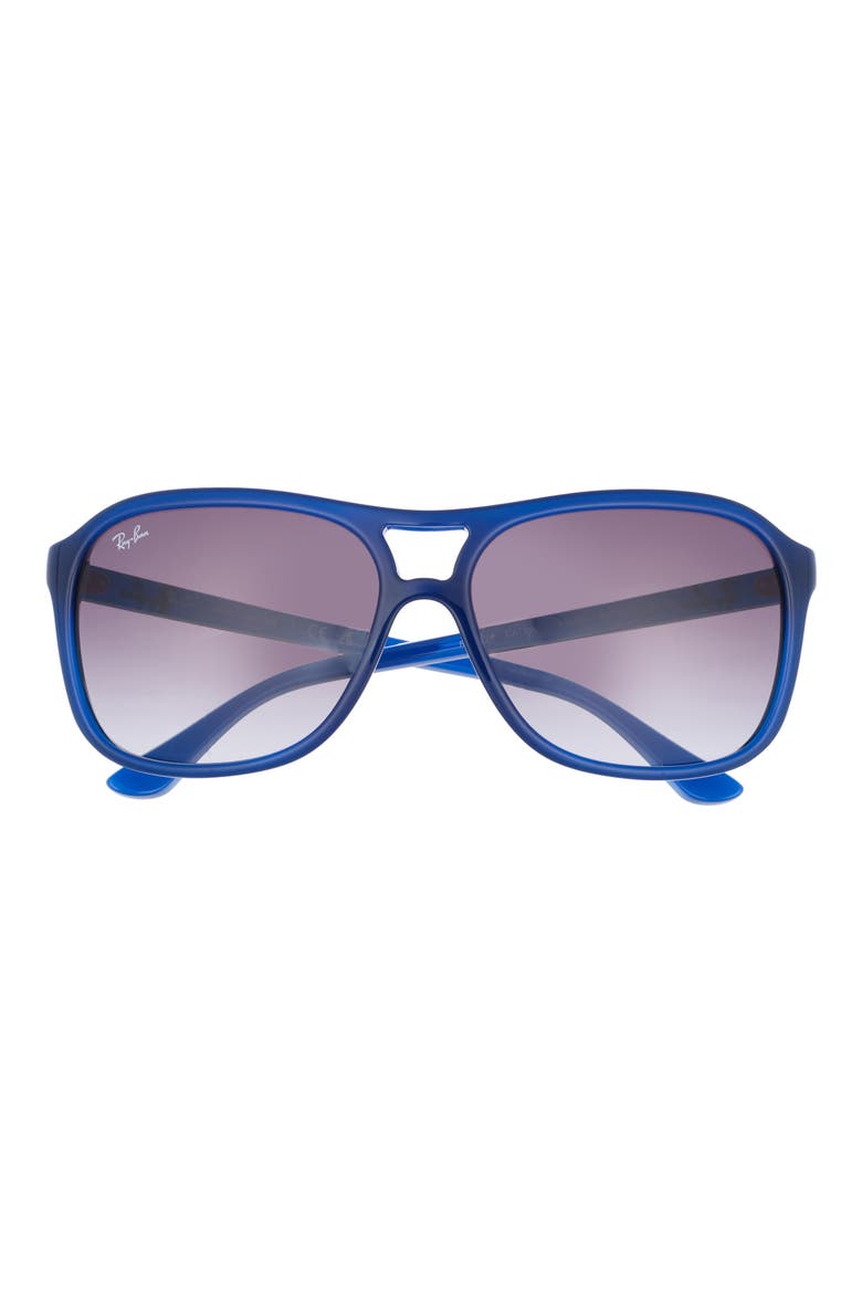 60mm Pilot Sunglasses, Main, color, OPAL BLUE