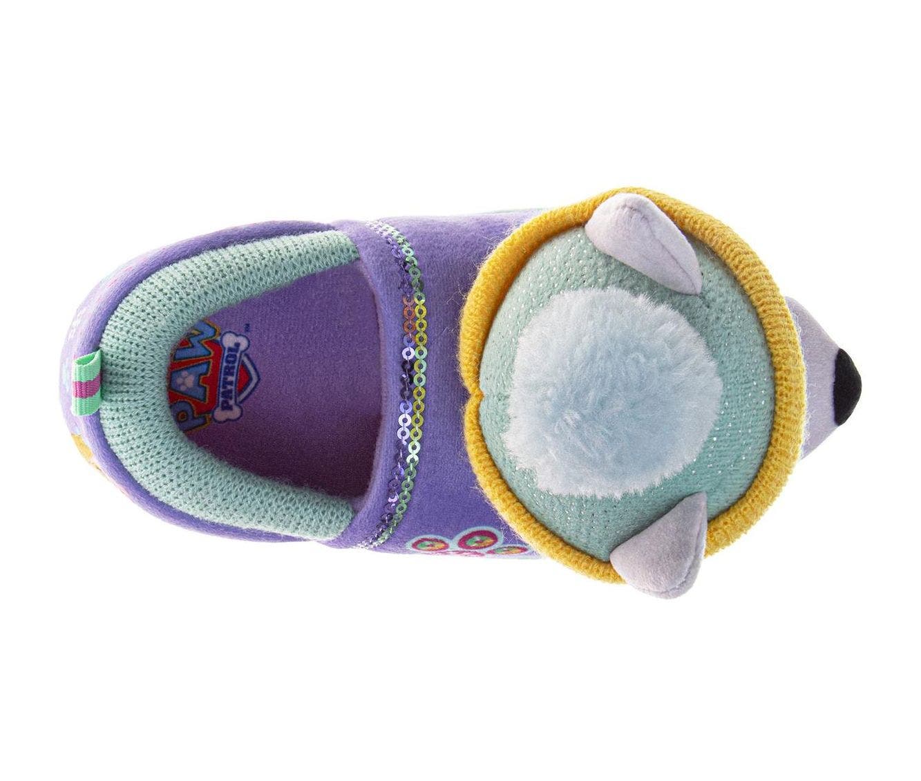 Nickelodeon Paw Patrol Slippers - Soft, Cozy, and Fun Footwear, Alternate, color, Purple/Multicolor