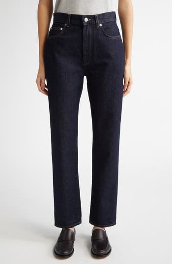 LOULOU DE SAISON Wular Organic Cotton Straight Leg Jeans