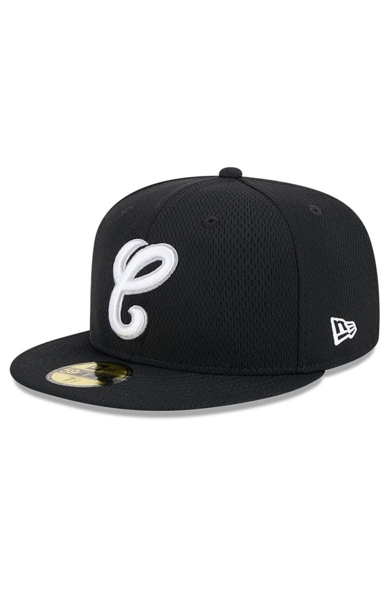 New Era Men's New Era Black Chicago White Sox 2025 MLB Clubhouse 59FIFTY Fitted Hat, Alternate, color, Black