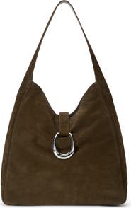 STAUD Maya Suede Hobo Bag