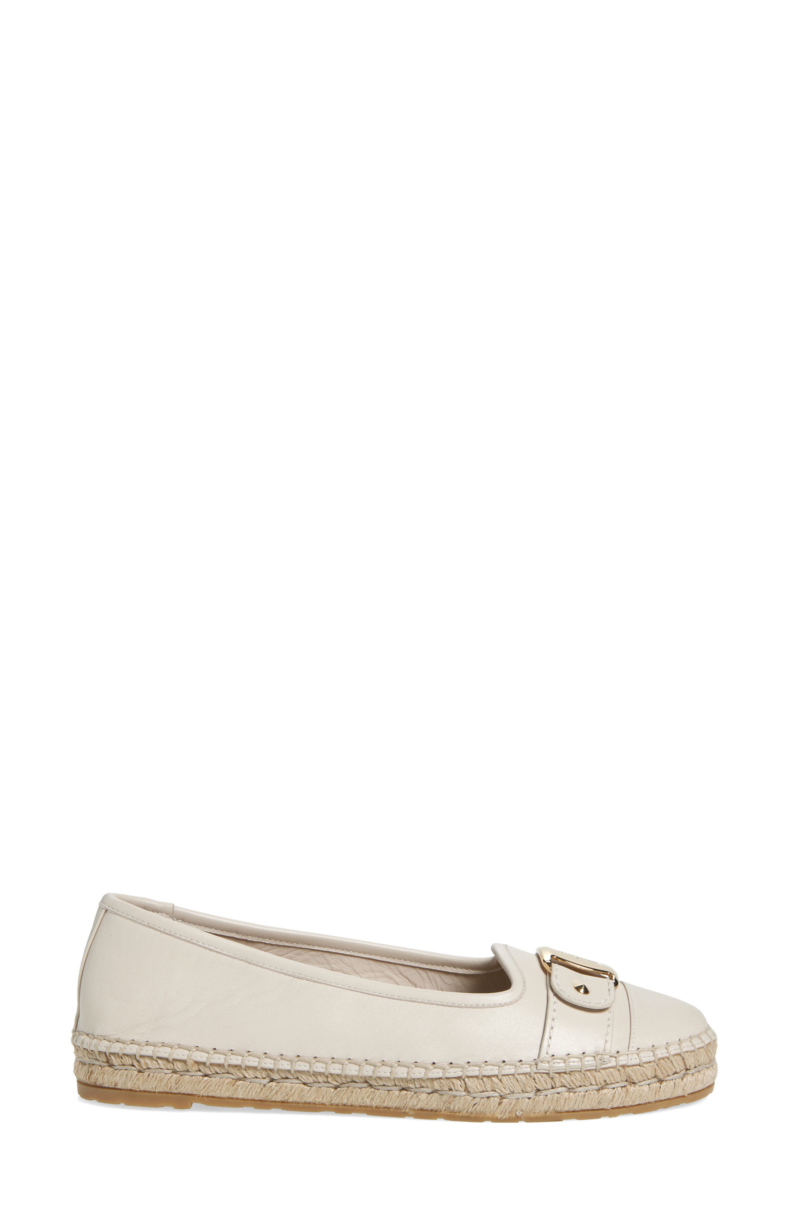 FERRAGAMO Buckle Espadrille Flat, Alternate, color, 