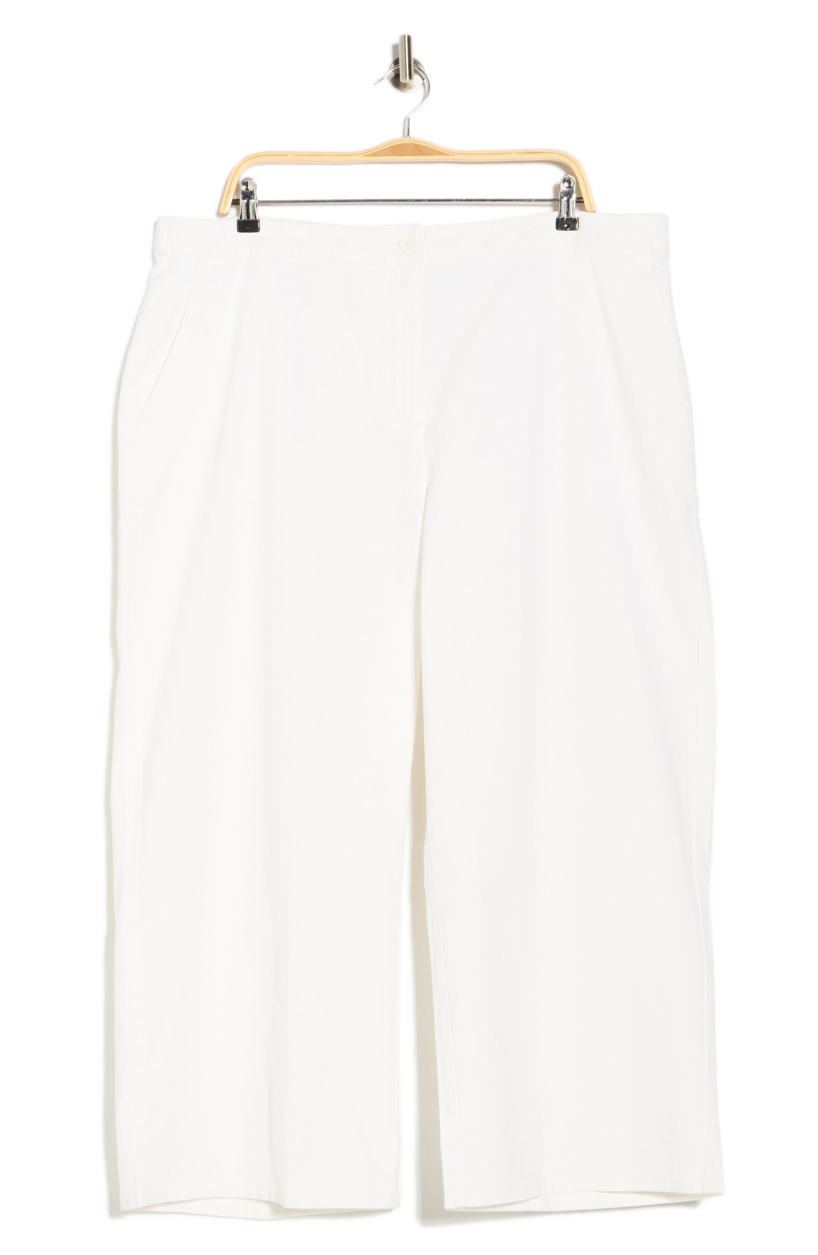 Eileen Fisher Wide Leg Cropped Pants