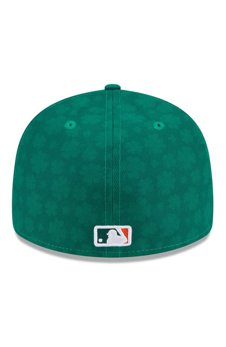 New Era Men's New Era Kelly Green Boston Red Sox St. Patrick's Day Low Profile 59FIFTY Fitted Hat, Alternate, color, 