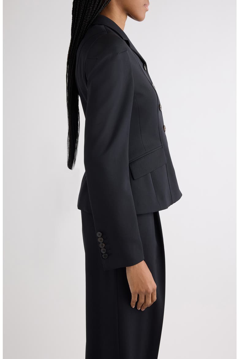 Wool Gabardine Jacket, Alternate, color, BLACK