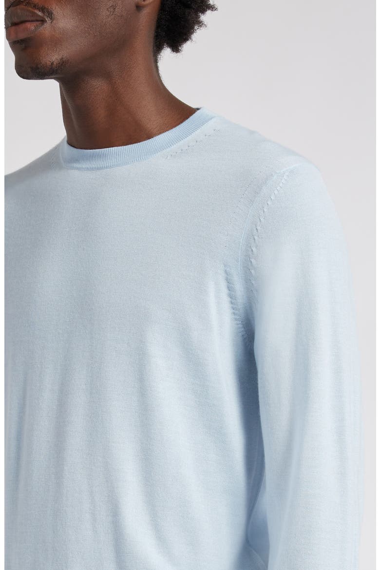 Cashmere & Silk Crewneck Sweater, Alternate, color, SKY BLUE