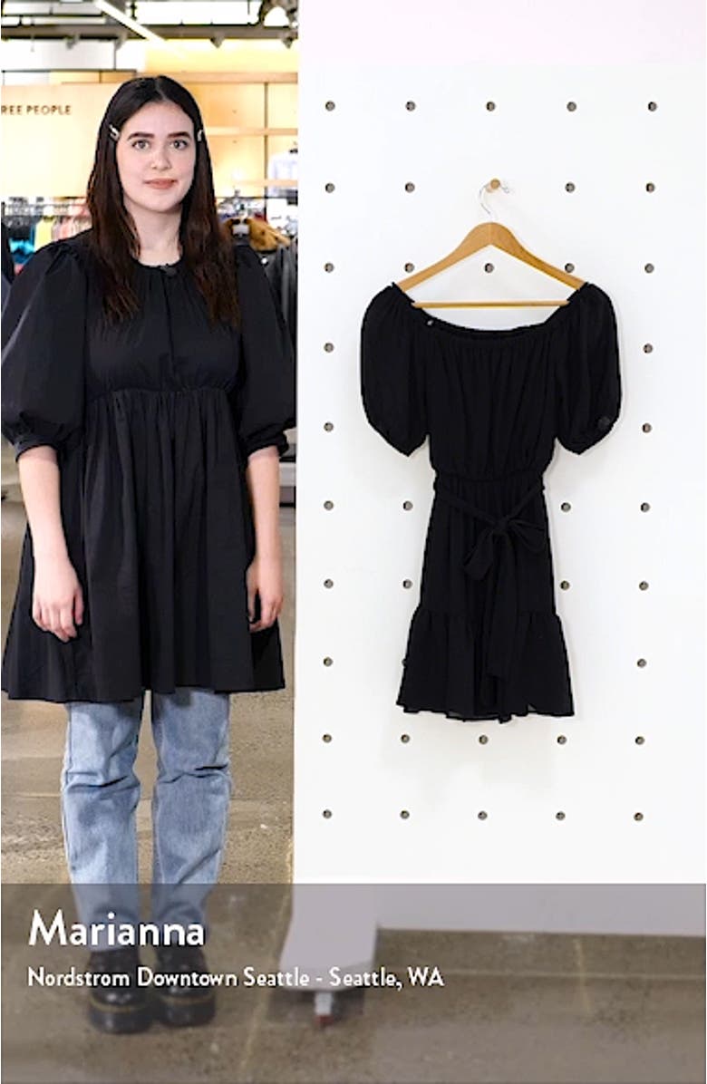 Off the Shoulder Minidress, sales video thumbnail