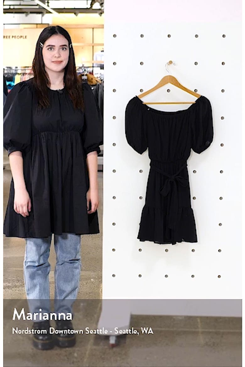 Off the Shoulder Minidress video