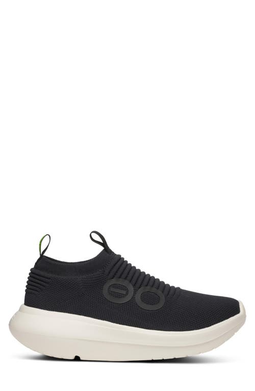 Oofos Oomy Zen Slip-on Sneaker In Black