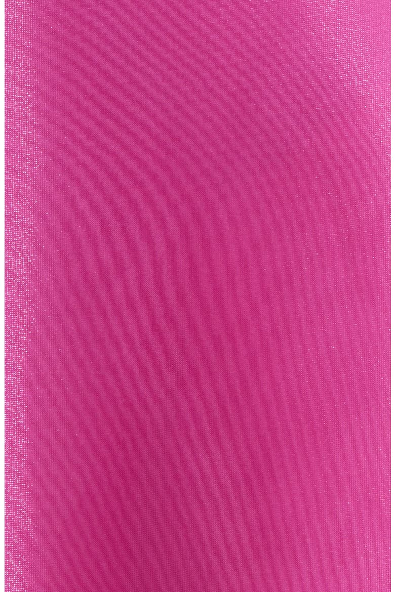 Bow Detail One-Shoulder Taffeta Jumpsuit, Alternate, color, FUCHSIA