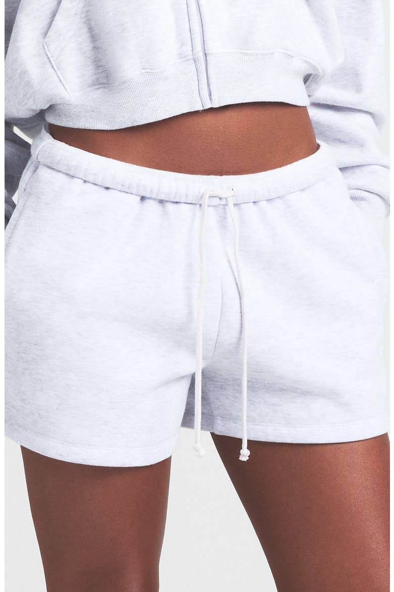 Cotton Blend Fleece Classic Shorts, Alternate, color, LIGHT HEATHER GREY