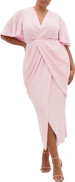 City Chic Braelynn High-Low Maxi Dress