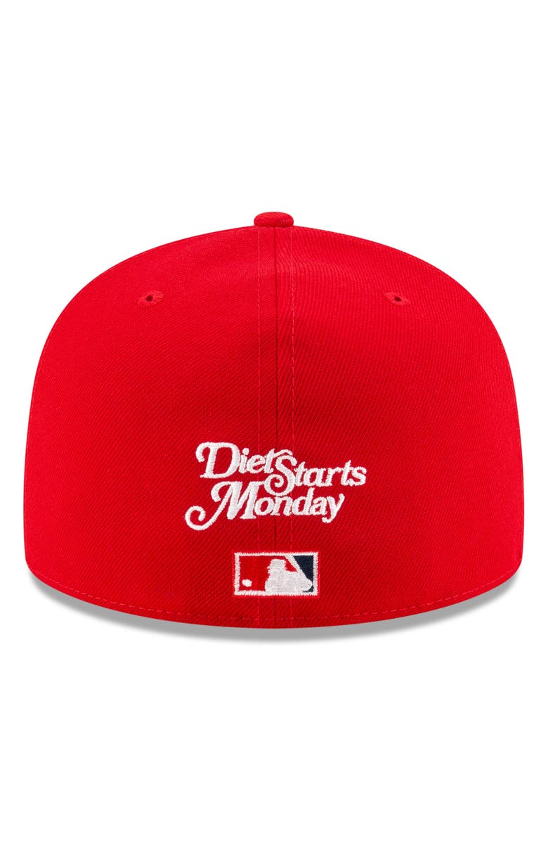 NEW ERA x DIET STARTS MONDAY x Diet Starts Monday Washington Nationals 59FIFTY Fitted Twill Baseball Cap, Alternate, color,