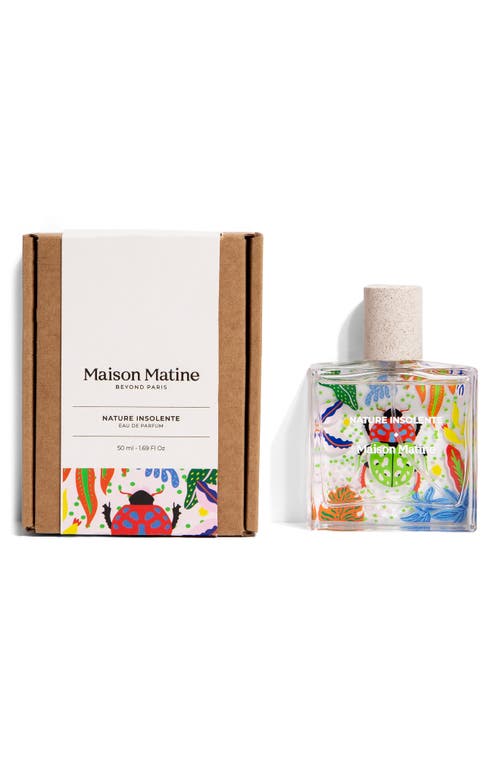 Maison Matine Nature Insolente Eau De Parfum In Transparent