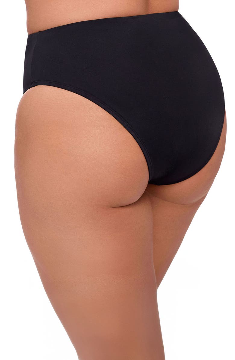 S3 Apparel Smoothing High Leg High Rise Bottom, Alternate, color, Onyx Black