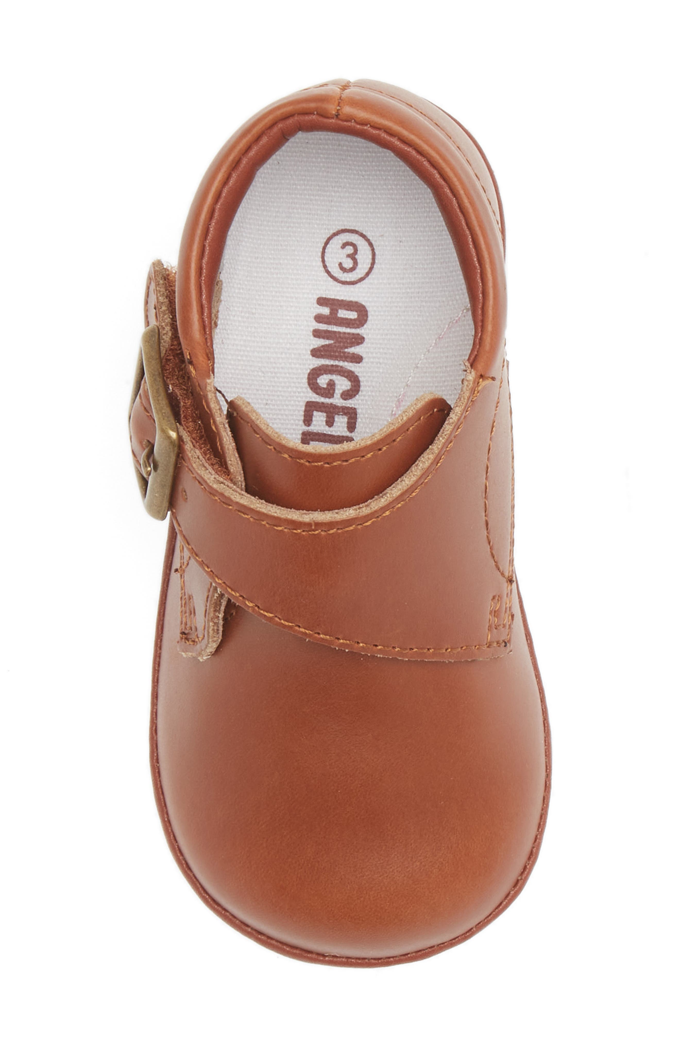 Finch Crib Shoe, Alternate, color, COGNAC
