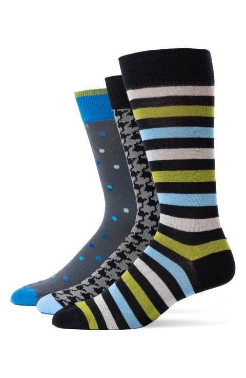 Assorted 3-Pack Crew Socks