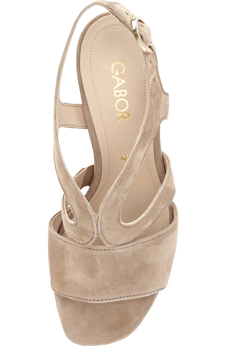 Gabor Ankle Strap Sandal, Alternate, color, Sand