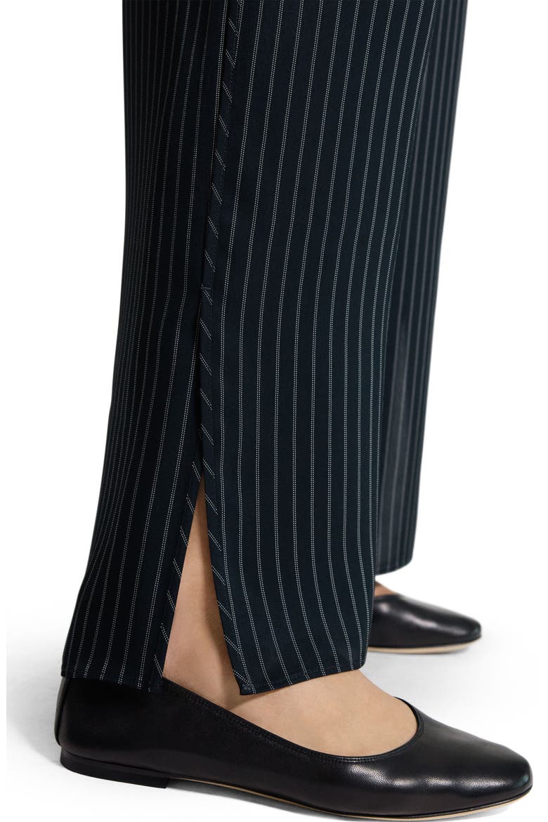Slit Hem Wide Leg Pants, Alternate, color, BLACK MULTI
