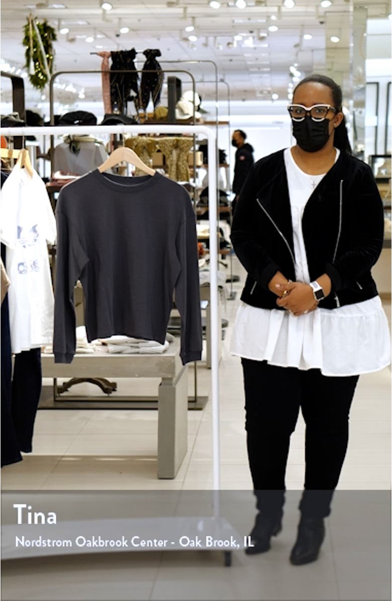 Essential Long Sleeve Supima<sup>®</sup> Cotton T-Shirt, sales video thumbnail