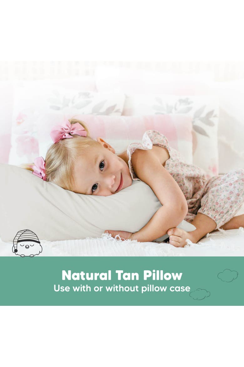 2-Pack Toddler Pillows, Alternate, color, Clay