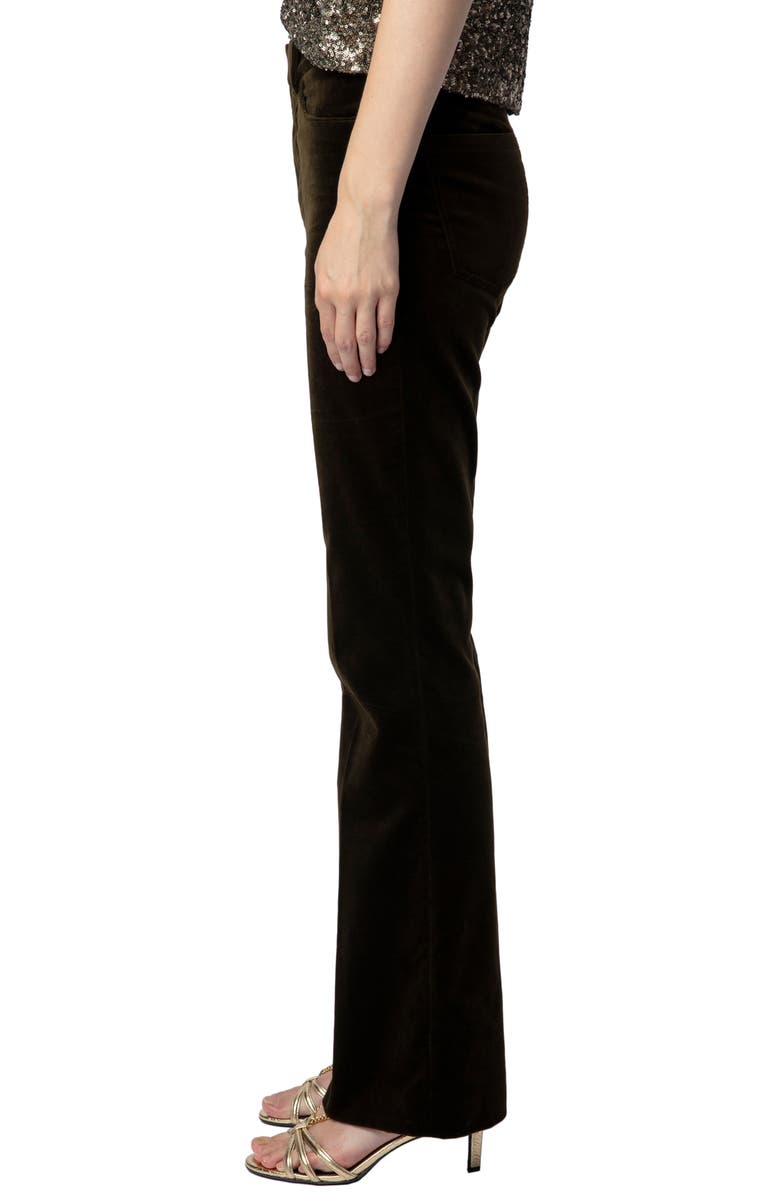 Zadig & Voltaire Pistol Cotton Velvet Pants, Alternate, color, 