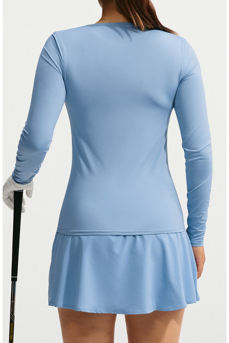 Golf Club Dri-FIT UV Long Sleeve Top, Alternate, color, WORK BLUE/ WHITE