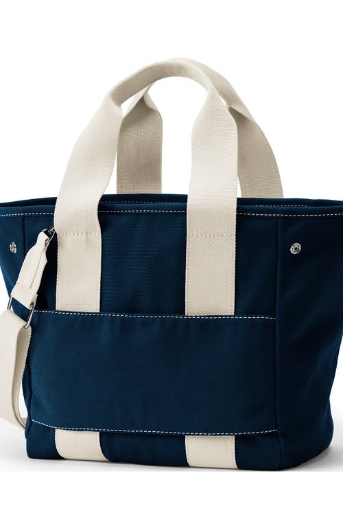Lands' End Canvas Multiway Pocket Tote In Radiant Navy