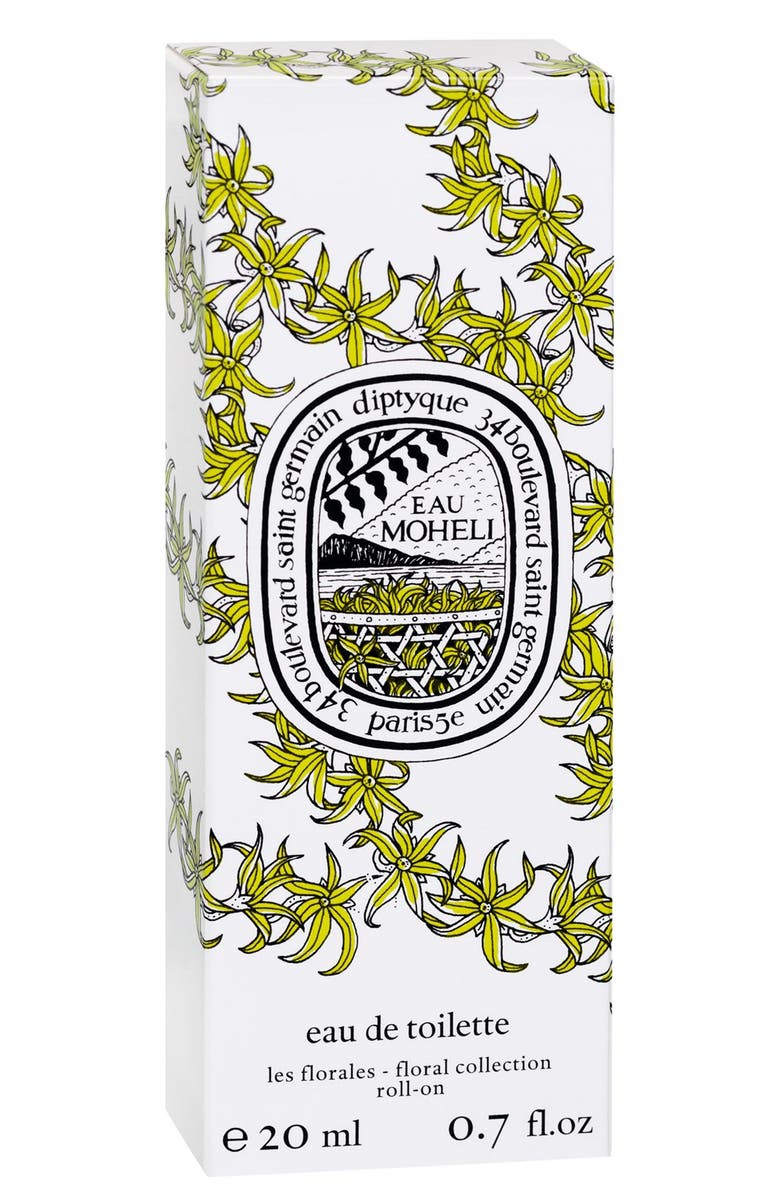 Diptyque Eau Moheli Roll-On Eau de Toilette, Main, color,